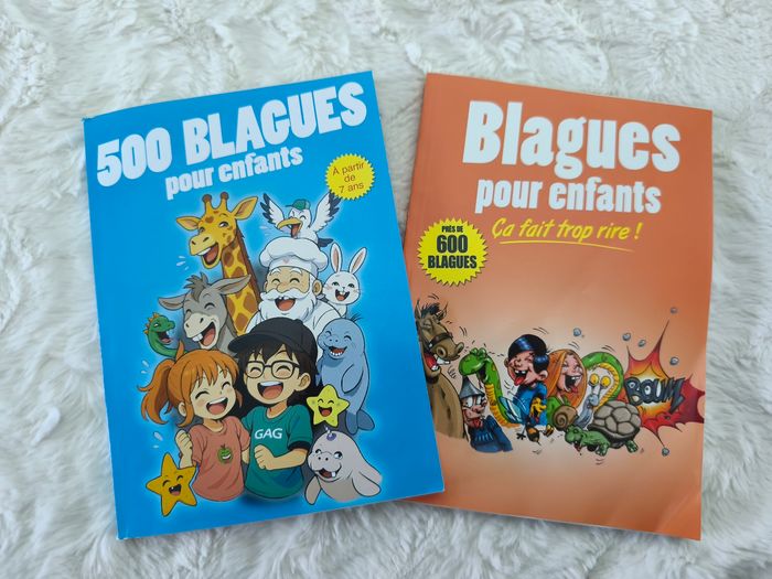 Lot de 2 livres blagues pour enfants