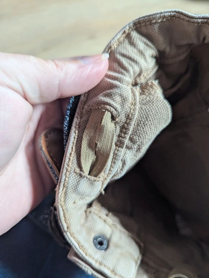 Pantalon ceinture Tape à l'oeil Beige 12 mois - photo numéro 3