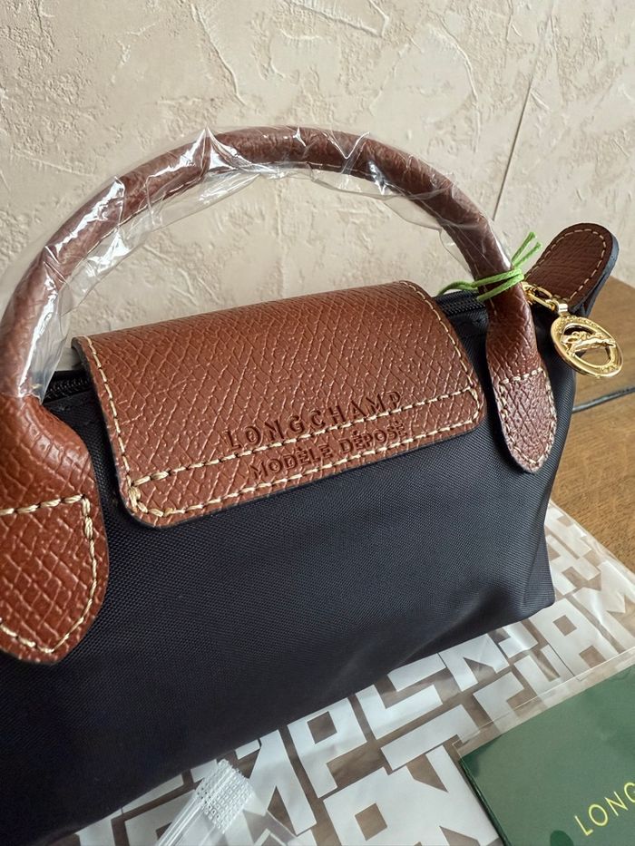 Petit Sac Longchamp Noir + Bandoulière - photo numéro 3