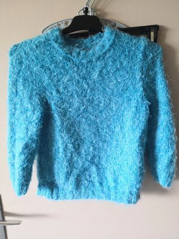 Pull chaud turquoise