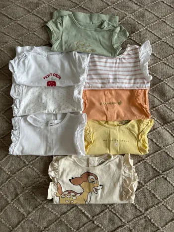 Lot tee shirt 3 mois kiabi