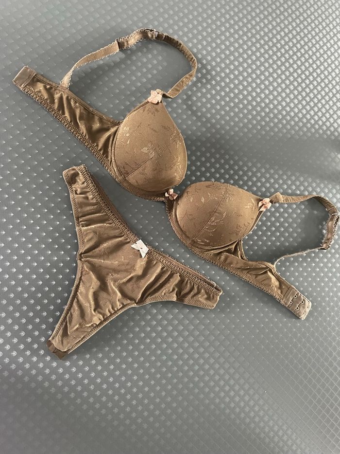 Ensemble Lingerie Étam Kaki  80B - 38