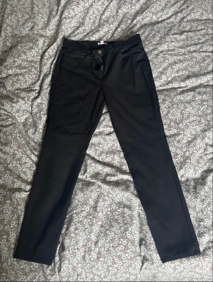 Pantalon slim noir - photo numéro 2