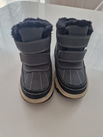 Bottillons fourrés waterproof garçon P.24 H&M 