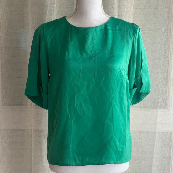 Blouse verte neuve Camaieu