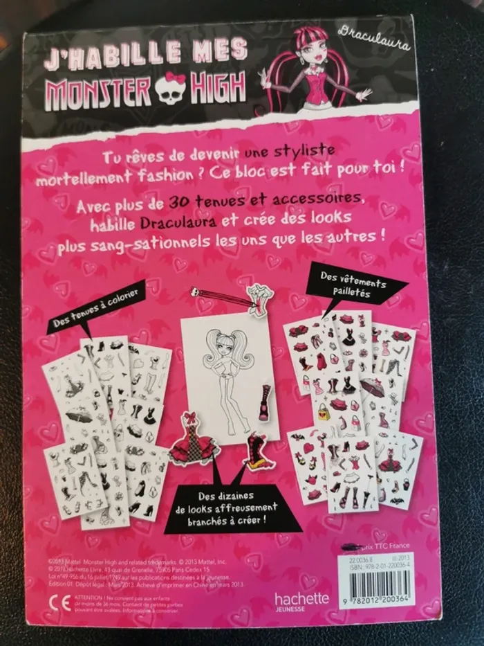 Carnet : J'habille mes Monster High. - photo numéro 8