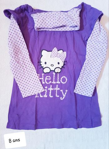 T-shirt hello kitty 8 ans