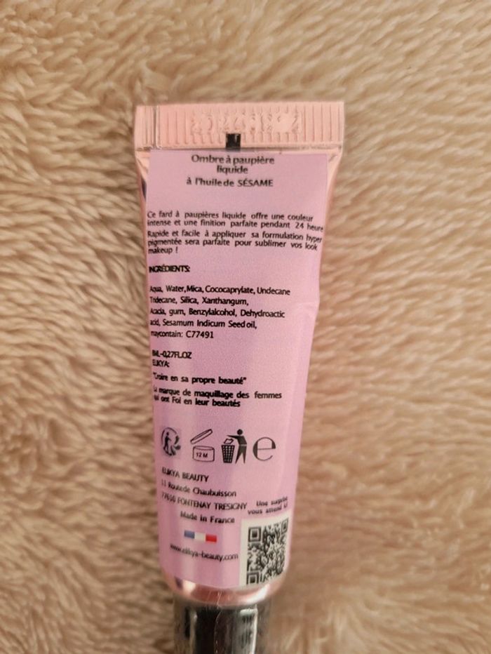 Fard à paupières liquide rose irisé Elikya Beauty - photo numéro 3
