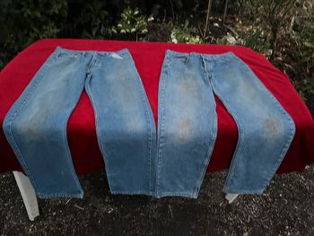 lot de 2 pantalons jean travail T 40