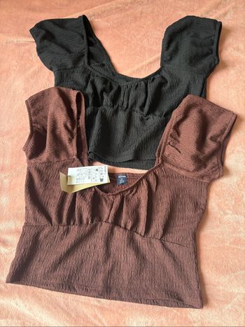 Lot de 2 Crop top