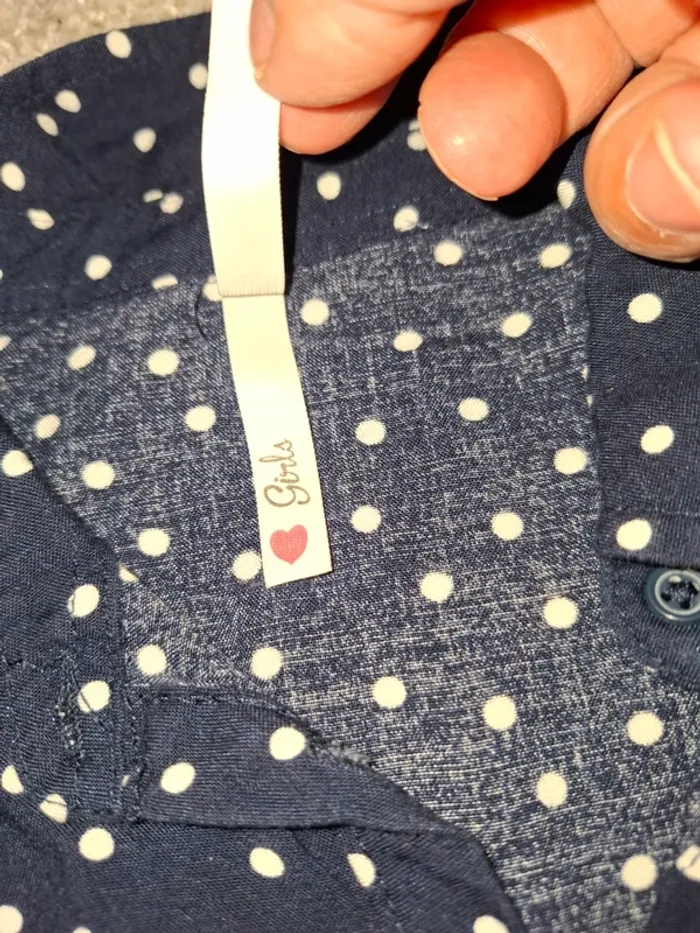 Robe chemise à pois 7/8 ans Lefties - photo numéro 7