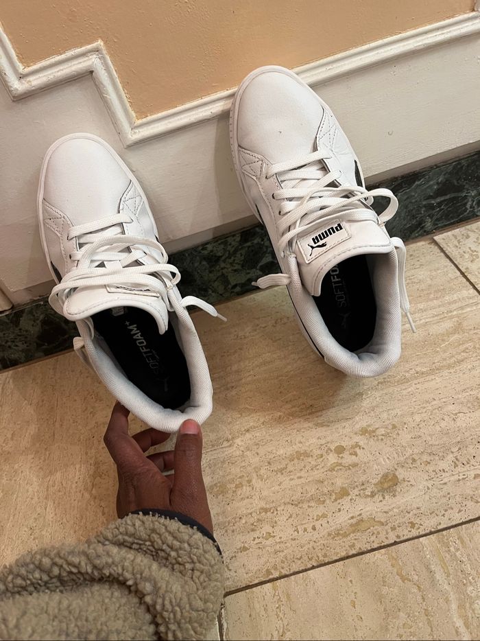 Basket blanche plate forme puma - photo numéro 3
