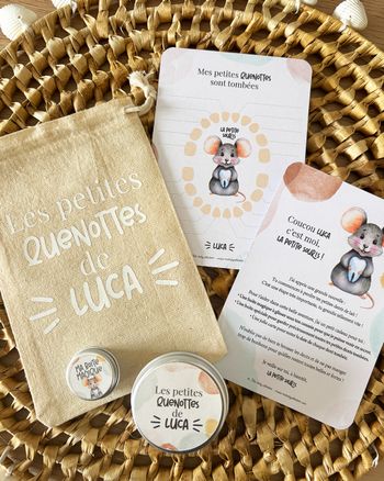 Coffret Petite Souris Personnalisé｜Perte dents de lait
