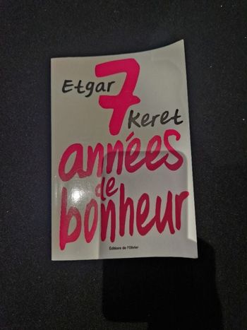 Livre 7 Années de Bonheur - Etgar Keret