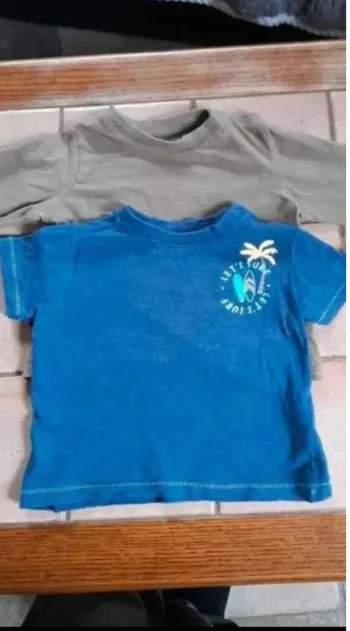 Lot 2 tee-shirts 12 mois