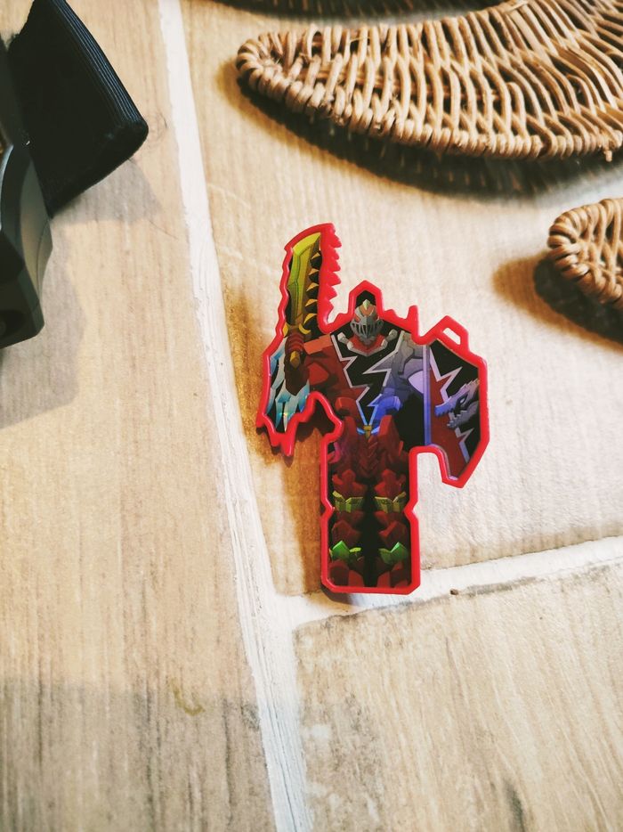 🙅Power rangers Dino fury - Bracelet morpher son et lumiere avec clé ranger rouge -marque Hasbro - photo numéro 2