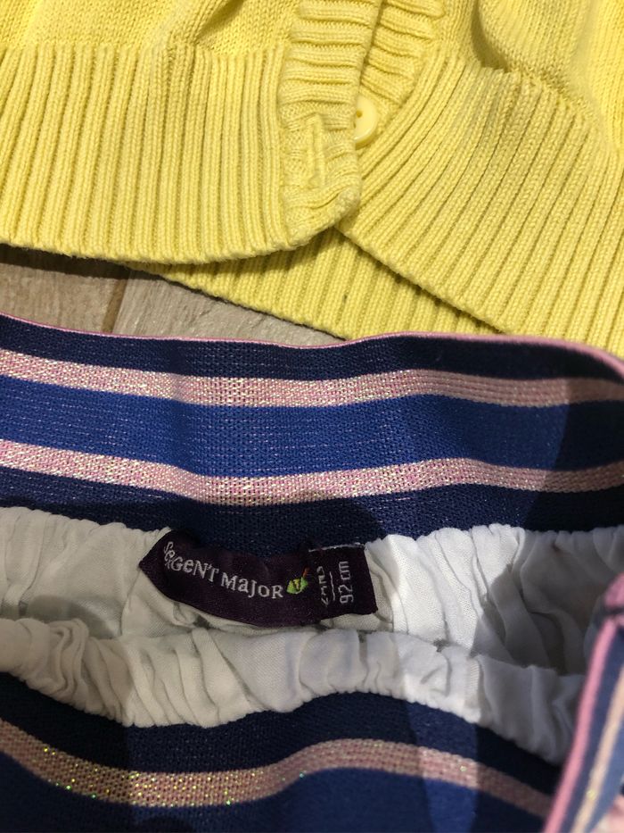 Ensemble jupe et gilet 24 mois - photo numéro 2
