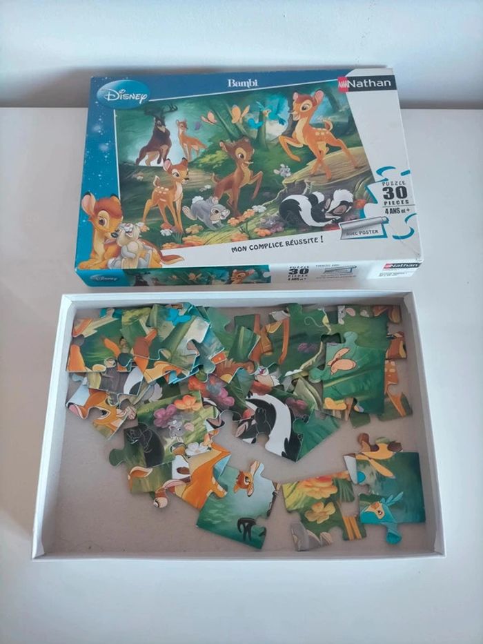 Puzzle : Bambi, Promenade en famille - Nathan - photo numéro 3