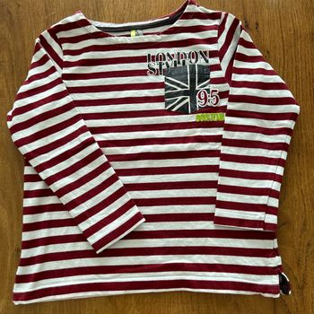 Marinière rouge 6 ans