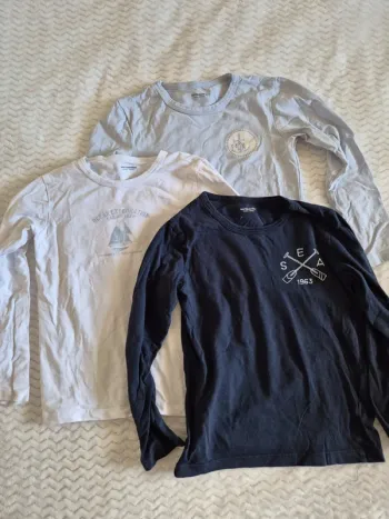 Lot de 3 maillots de corps manches longues 10 ans