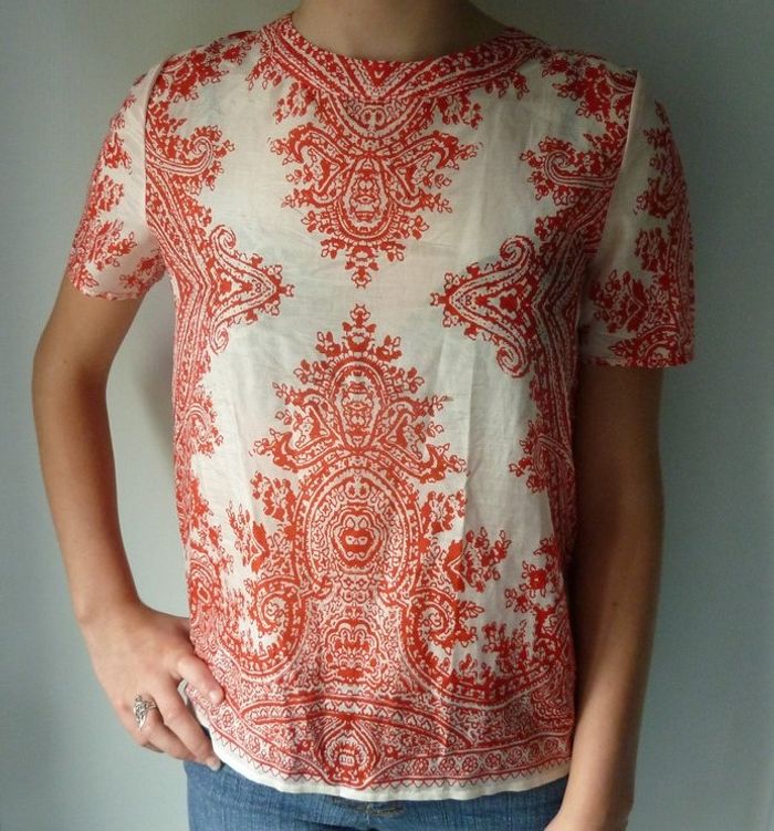 blouse manches courtes femme