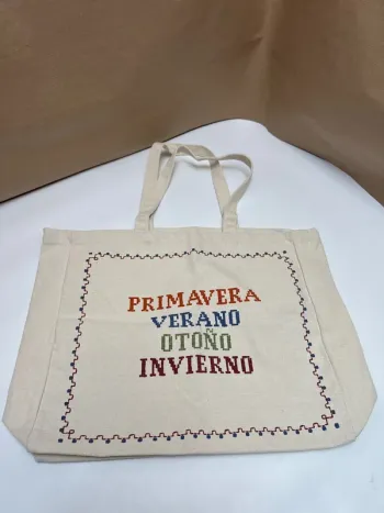 Totebag cabas Sezane & lucia vergara