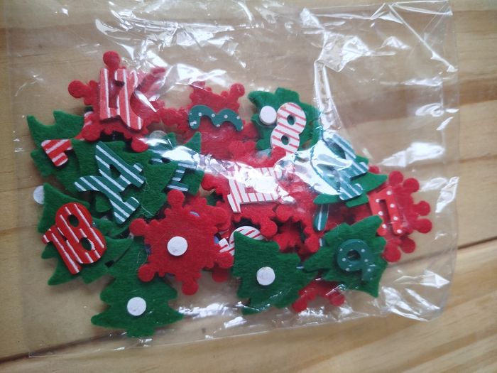 Chiffre pour calendrier de l'avent - photo numéro 2