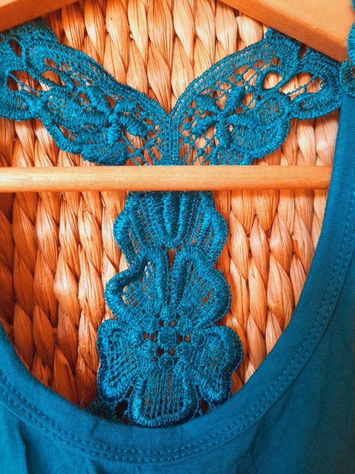 Débardeur turquoise S/M - photo numéro 5