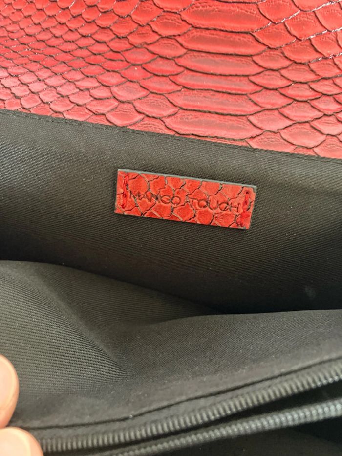 Sac baguette façon reptile - photo numéro 5