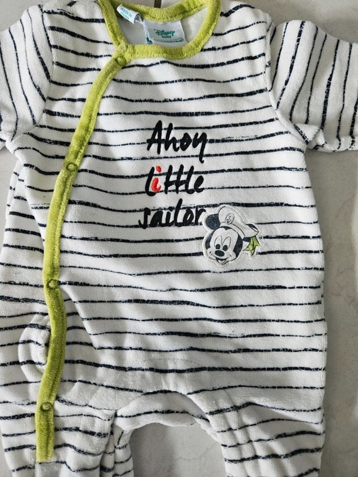 Pyjama bébé Orchestra 1 mois Mickey BBF3 - photo numéro 3