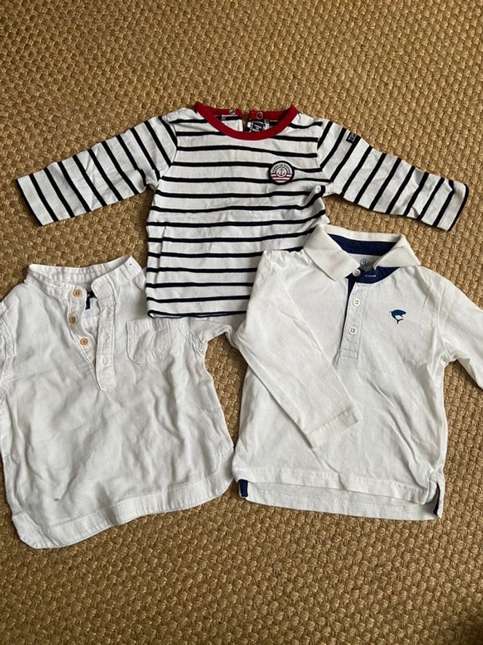 Lot t-shirt manches longues