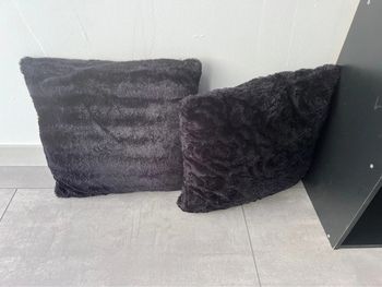 Coussin noir X 2 / 40*40