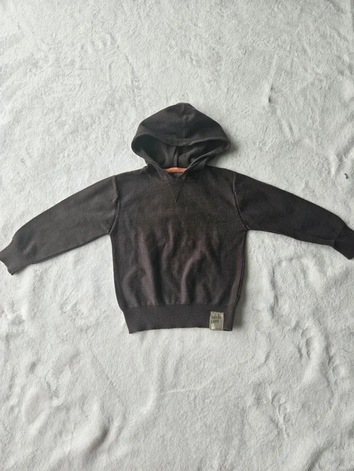 Pull fin à capuche 3 ans (94cm) okaidi