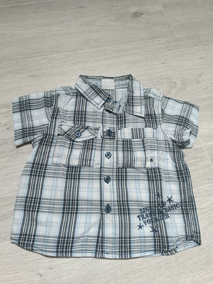 Chemisette à rayures taille 24 mois