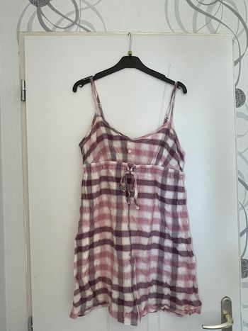 Débardeur à carreaux 38/40