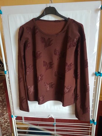 top marron taille 40