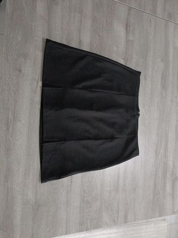 Mini-jupe noire mini Fente en viscose et Polyester La Halle – Taille 36