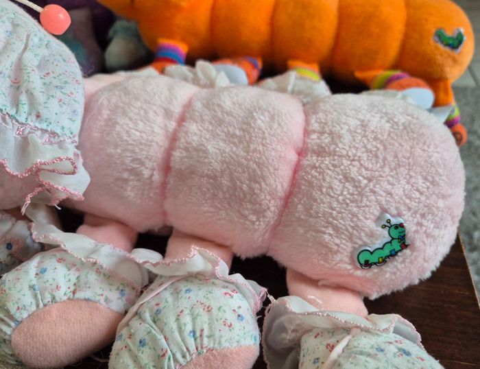 Lot 4 peluches chenille lots a lots a legggggggs 1984 - photo numéro 5