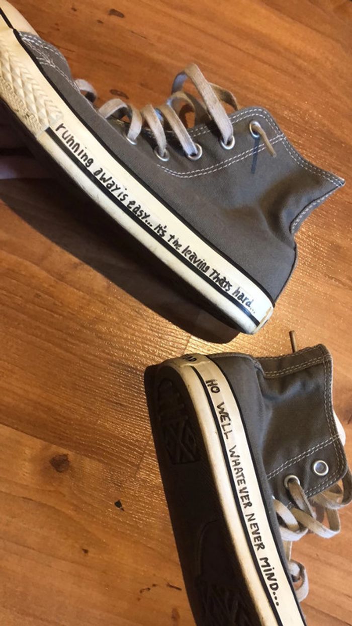 Converse grise - photo numéro 3