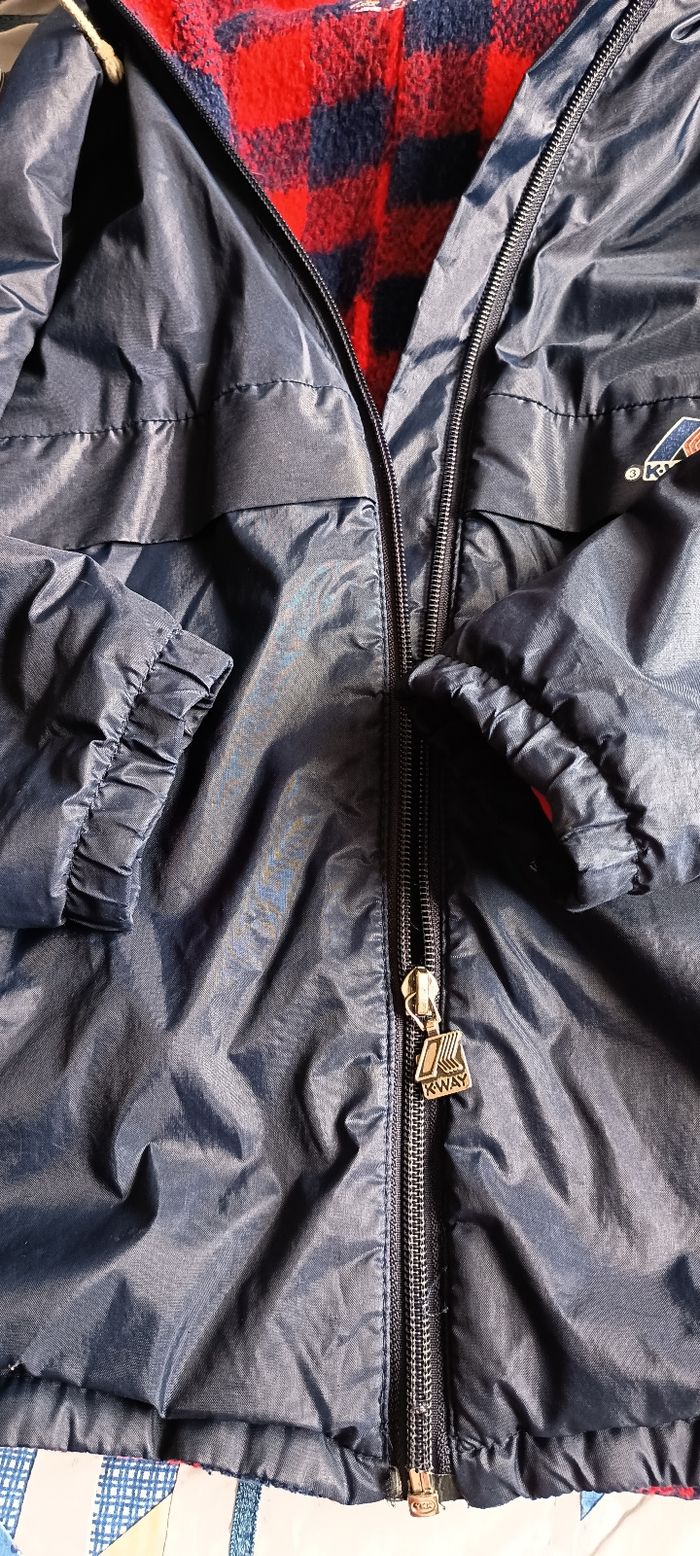 K-Way capuche vintage, doublé chaudement - photo numéro 6