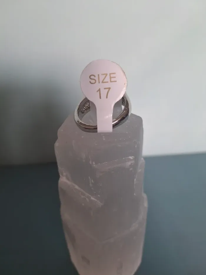 Bague plaqué argent avec pierre œil de tigre – Taille 17 - photo numéro 4