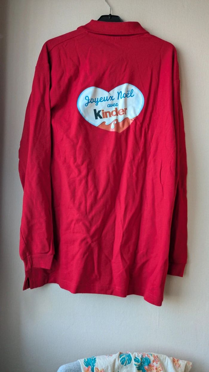 Tee-shirt manches longues KINDER édition NOEL - photo numéro 3