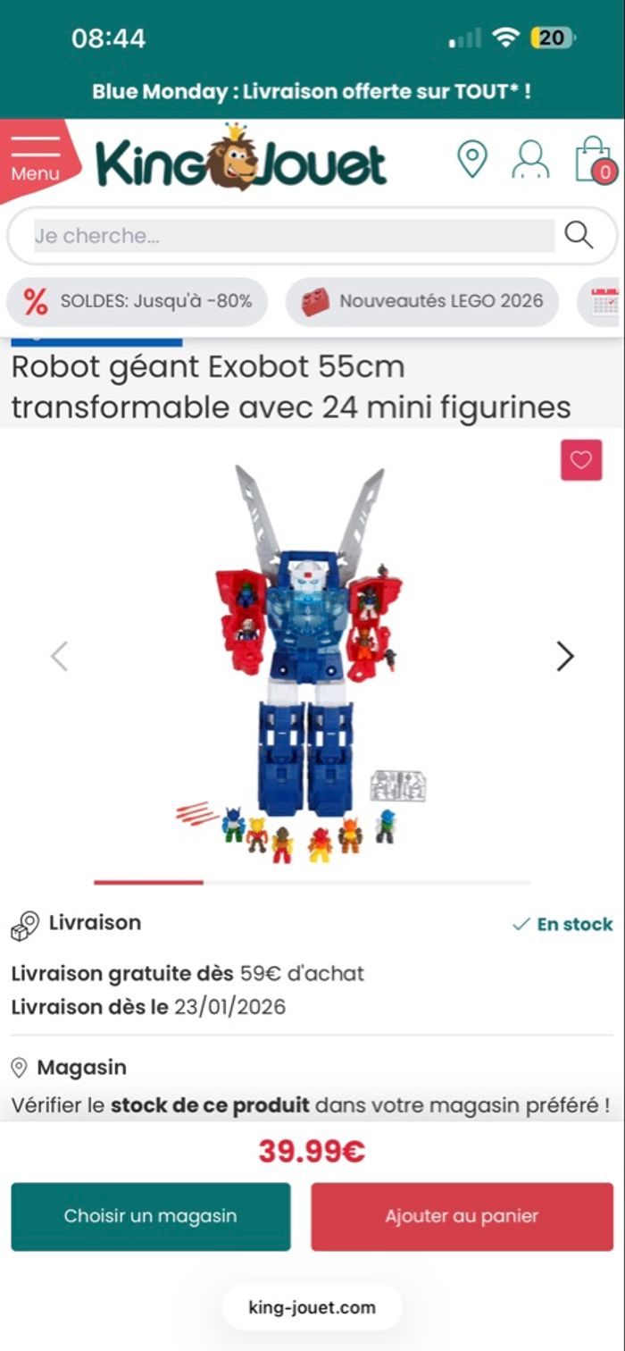 Robot géant transformable Neuf - photo numéro 2