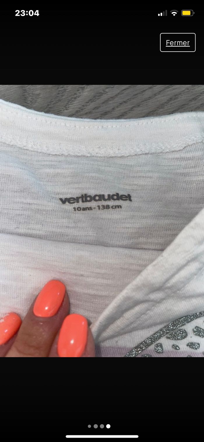 T-shirt Vertbaudet 8 ans - photo numéro 4