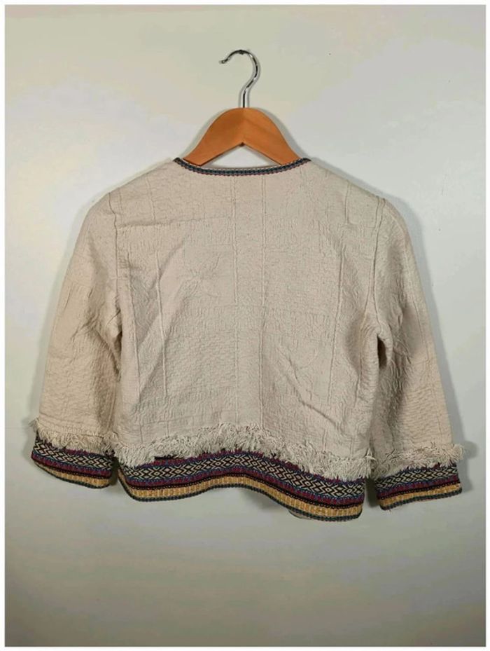 C5 veste crème  Zara S - photo numéro 2
