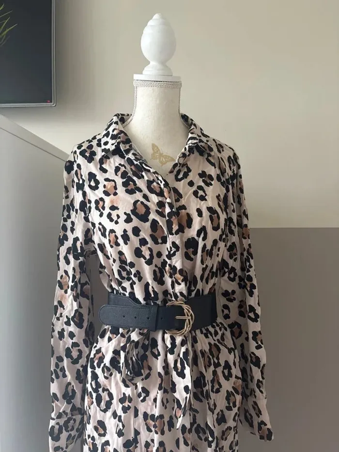 Robe léopard 38 camaïeu - photo numéro 2