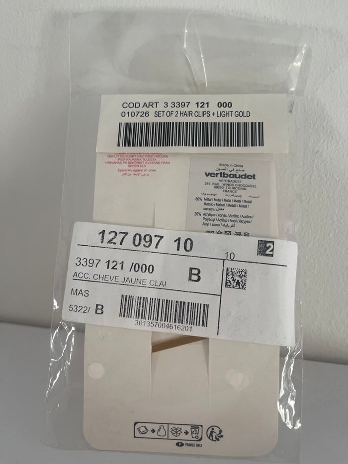 2 barrette de Noël enfant - photo numéro 2