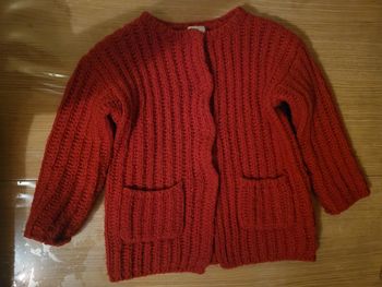 Gilet en laine 3/5 ans