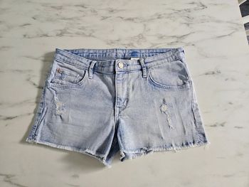 Denim short en jeans clair taille S