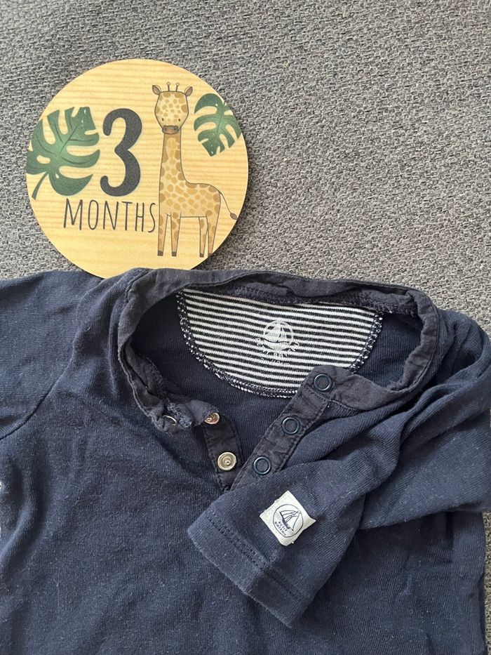 T-shirt manche longue petit bateau